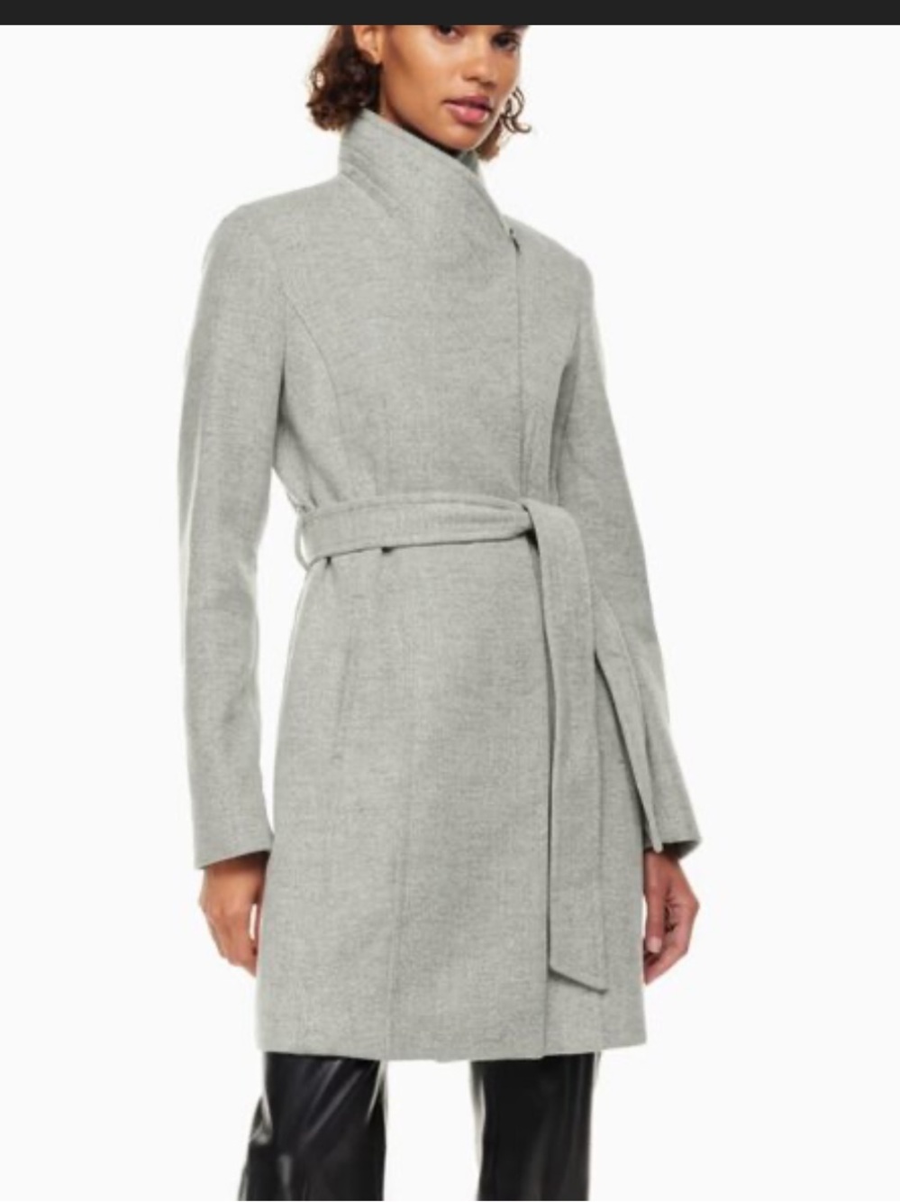 Babaton The Connor Coat in Light Grey